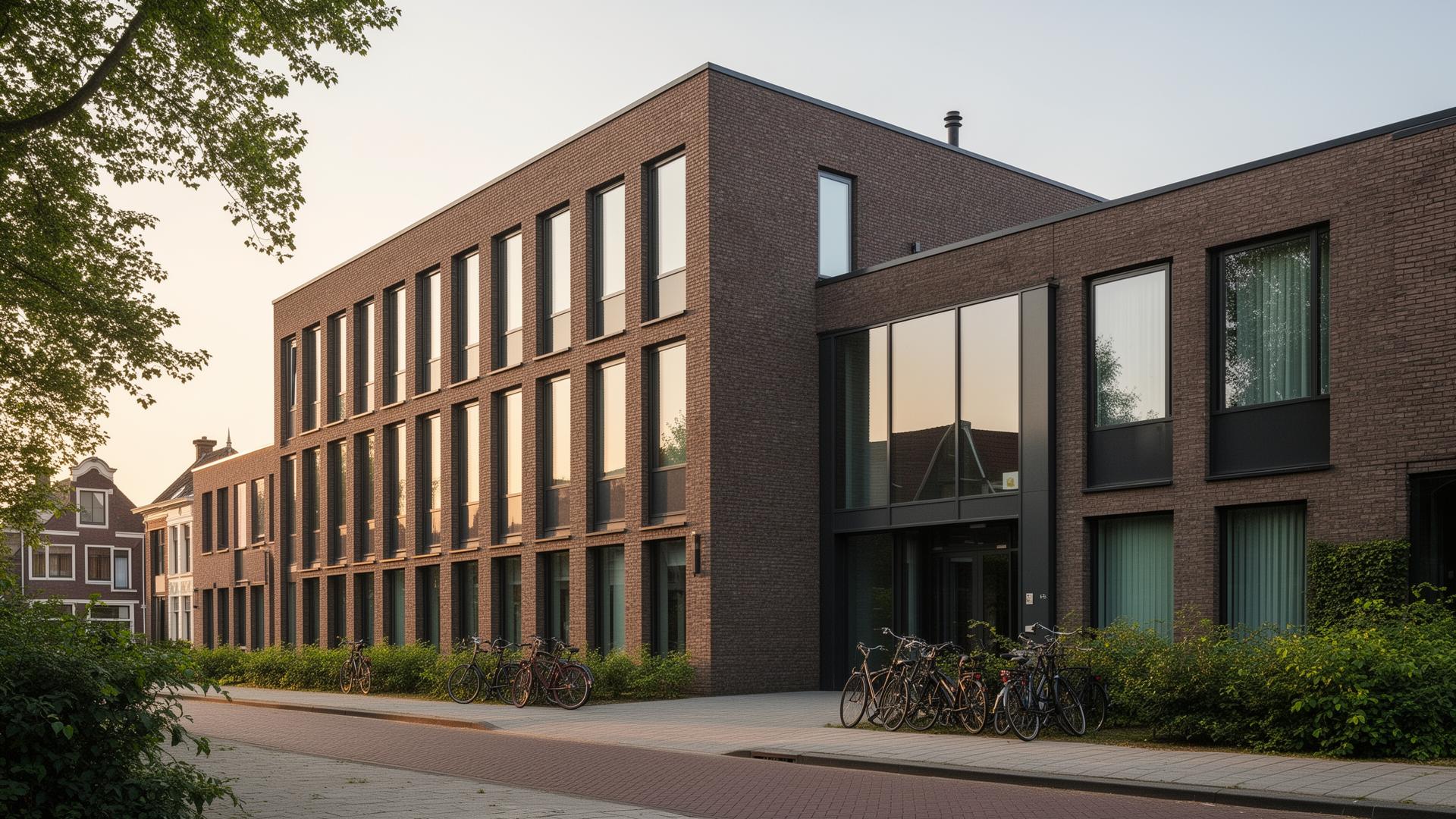 Tevreden ondernemer met koffie, laten we kennismaken